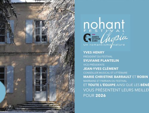 Nohant FestivalChopin voeux-2026